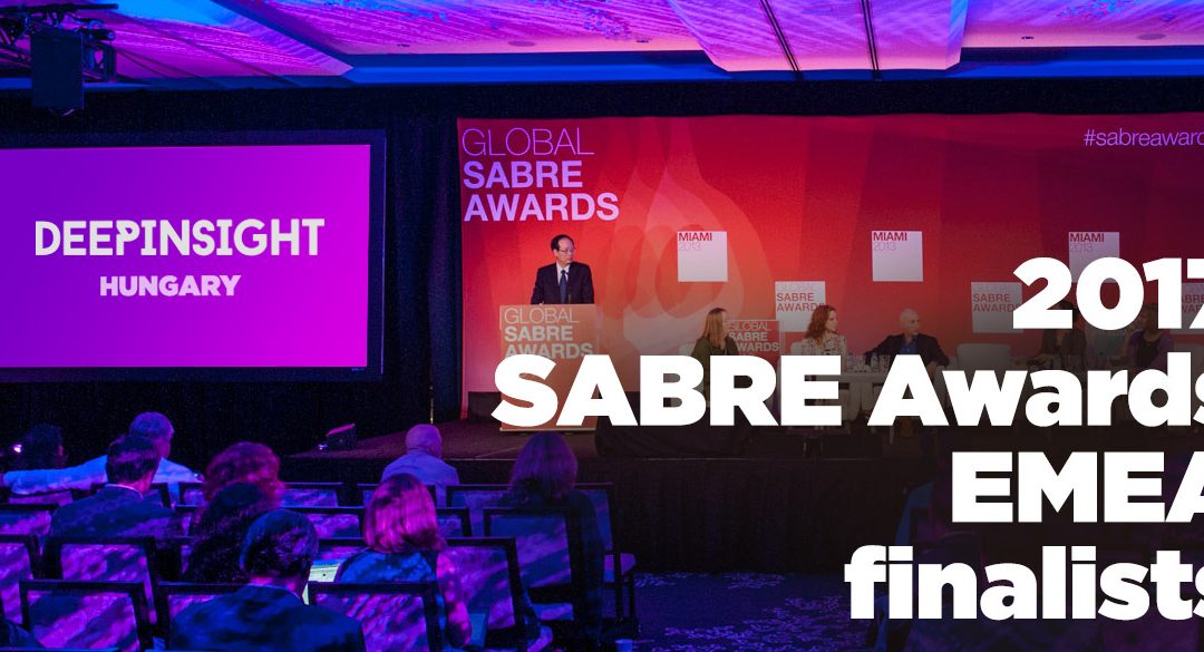 A DeepInsight ott van a Sabre Awards döntőjében!
